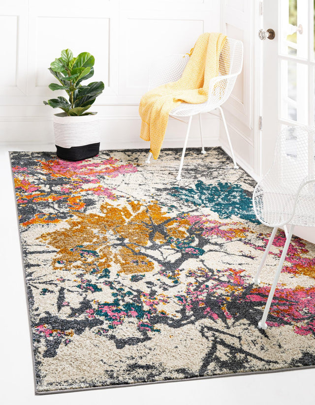 Beige 2' x 3' 1 Aurora Rectangle Area Rug 60% Polypropylene & 40% Polyester Living Dining Room Bedroom Office Modern Decor Carpet for Sale at Rug Engine