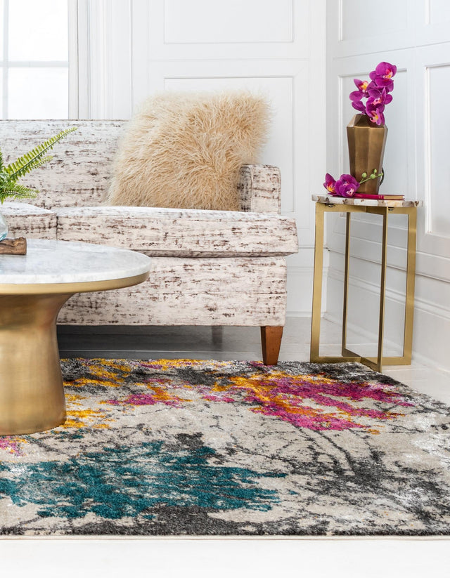 Beige 2' x 3' 1 Aurora Rectangle Area Rug 60% Polypropylene & 40% Polyester Living Dining Room Bedroom Office Modern Decor Carpet for Sale at Rug Engine