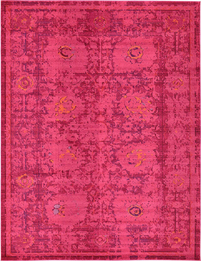 Magenta 9' x 12' 2 Medici Rectangle Area Rug 100% Polypropylene Traditional Vintage Classic Carpet for Home Interior Design Decor for Sale at Rug Engine