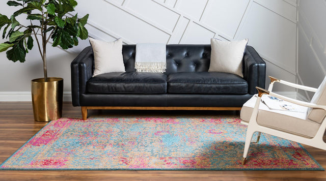 Blue 10' 6 x 16' 5 Medici 100% Polypropylene Traditional Vintage Classic Carpet for Home Interior Design Decor for Sale at Rug Engine