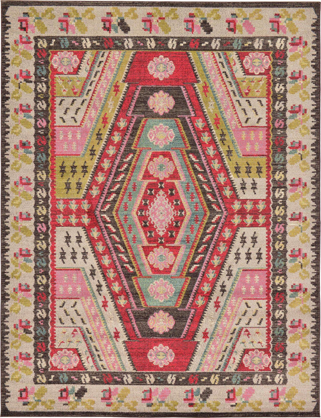 Multicolor 9' x 12' 2 Sedona Rectangle Area Rug Durable Long Lasting Carpet for Living Rooms, Kitchen, Bedrooms, Office Space, Dorms for Sale at Rug Engine