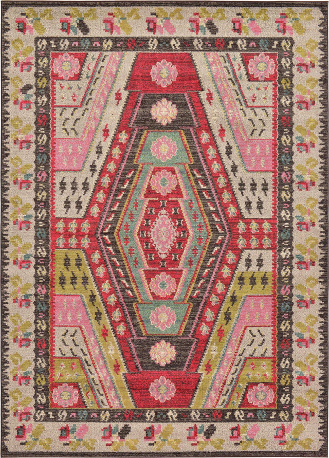 Multicolor 7' 1 x 10' Sedona Rectangle Area Rug Durable Long Lasting Carpet for Living Rooms, Kitchen, Bedrooms, Office Space, Dorms for Sale at Rug Engine