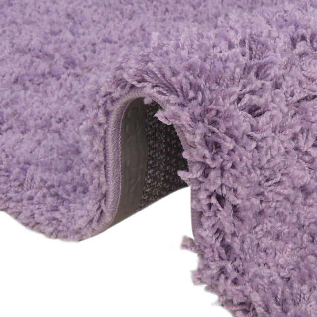Lilac 2' 7 x 19' 8 Solid Shag Runner Area Rug Thick Soft Touch Fluffy & Plush Shaggy Pile Durable Minimalist Carpet for Classic Interior Design for Sale at Rug Engine