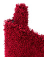 Cherry Red 2' 1 x 6' 5 Solid Shag Runner Area Rug Thick Soft Touch Fluffy & Plush Shaggy Pile