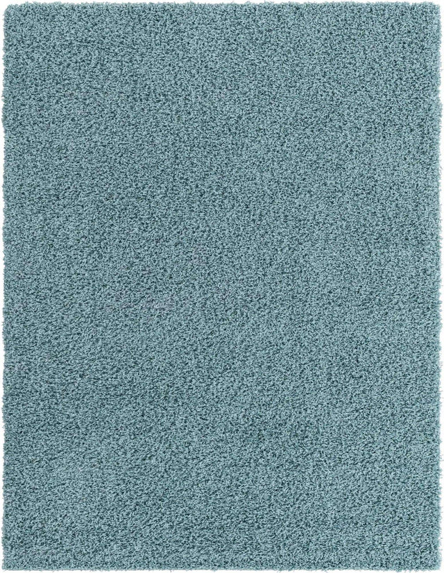 Light Slate Blue 9' x 12' Solid Shag Rectangle Area Rug Thick Soft Touch Fluffy & Plush Shaggy Pile Durable Minimalist Carpet for Classic Interior Design for Sale at Rug Engine