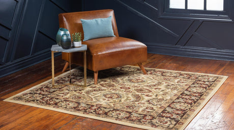 Cream 4' 1 x 4' 1 Voyage Square Area Rug