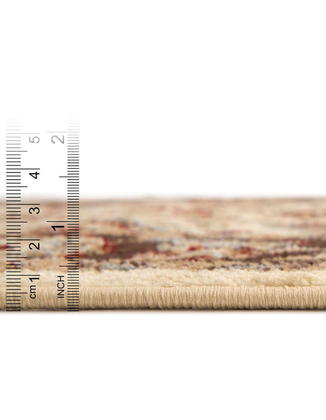 Cream 4' 1 x 4' 1 Voyage Square Area Rug