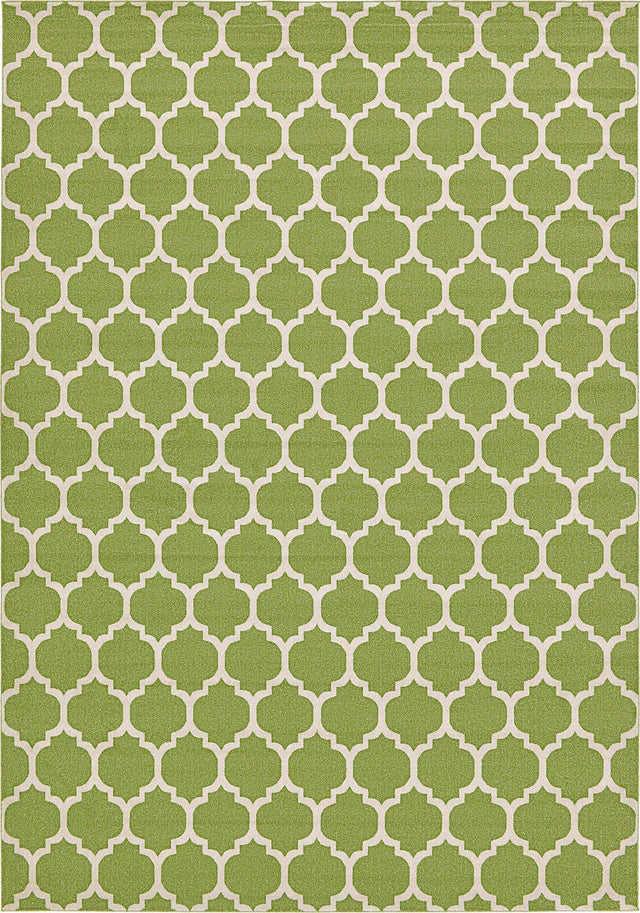 Light Green 2' x 3' 1 Trellis Rectangle Area Rug