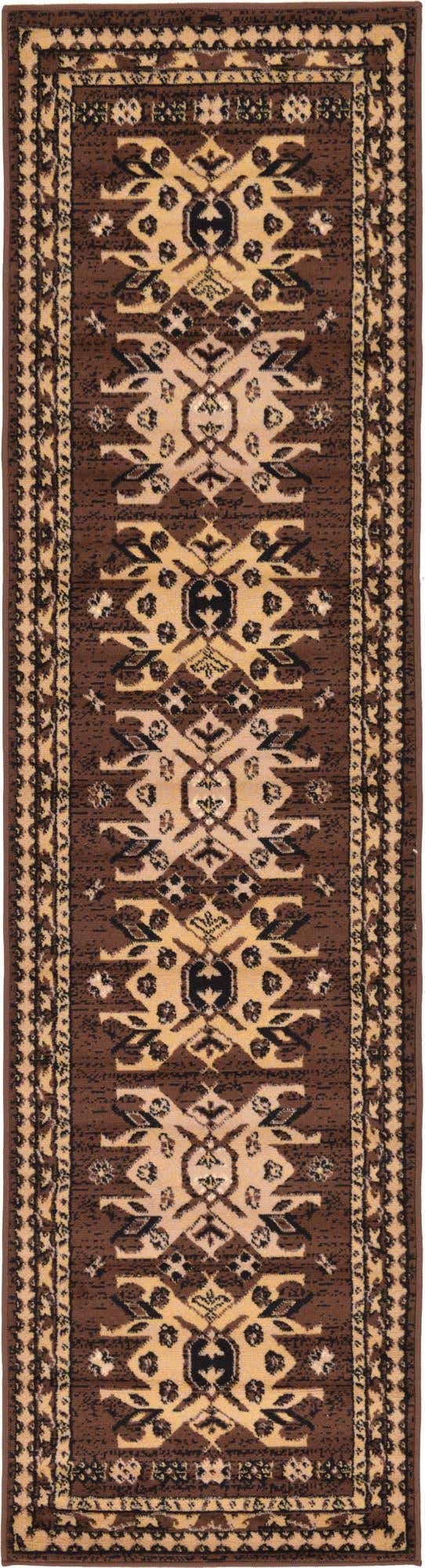 Brown 2' x 8' 2 Taftan Runner Area Rug