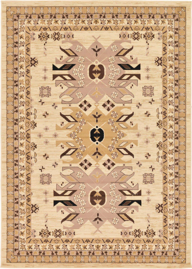 Ivory 7' 1 x 10' Taftan Rectangle Area Rug