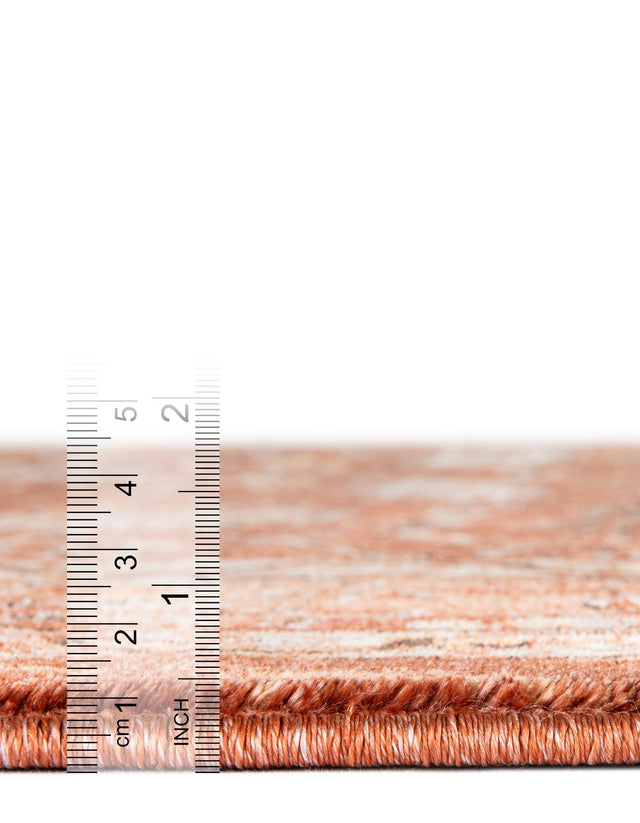 Brick Red 3' x 13' Oslo Runner Area Rug 100% Polypropylene Traditional Classic Vintage Distressed Carpet for Indoor Home Decor for Sale at Rug Engine