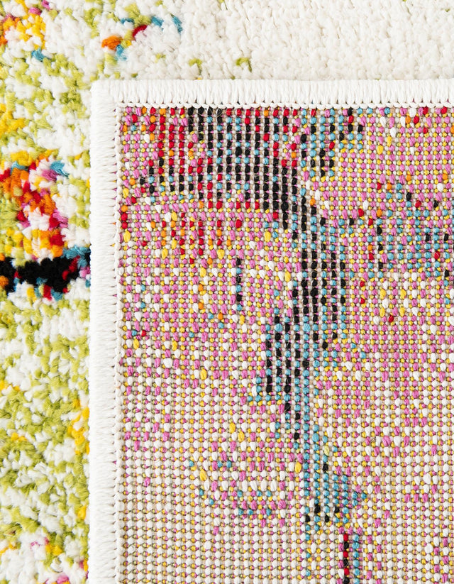 Ivory 4' 1 x 6' 1 Lyon Rectangle Area Rug Vivid Colorful Abstract Modern 100% Polypropylene Carpet for Living Room, Dining, Office for Sale at Rug Engine