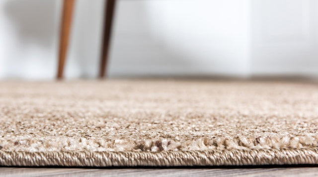 Beige 6' 1 x 6' 1 Del Mar Round Area Rug 100% Polypropylene Easy Clean Stain Resistant Vivid Modern Carpet Mat for Home Decor Interior Designing for Sale at Rug Engine