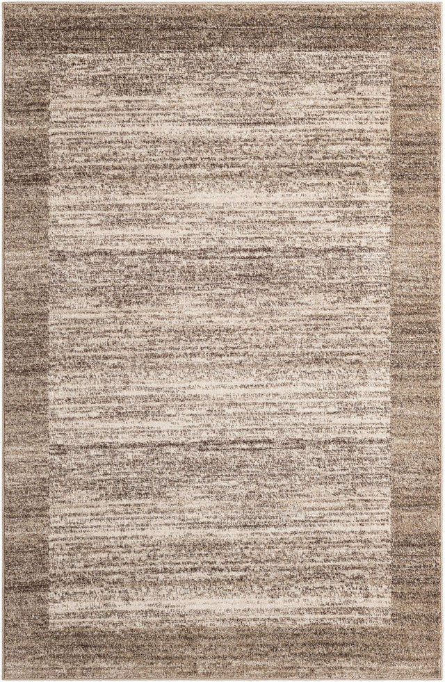 Beige 5' 3 x 8' Del Mar Rectangle Area Rug 100% Polypropylene Easy Clean Stain Resistant Vivid Modern Carpet Mat for Home Decor Interior Designing for Sale at Rug Engine