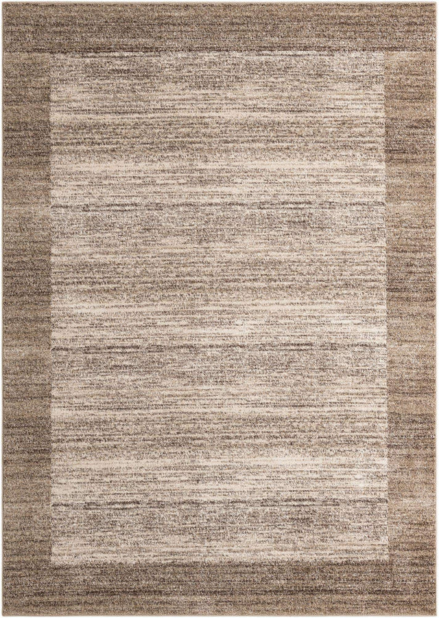 Beige 7' 1 x 10' Del Mar Rectangle Area Rug 100% Polypropylene Easy Clean Stain Resistant Vivid Modern Carpet Mat for Home Decor Interior Designing for Sale at Rug Engine