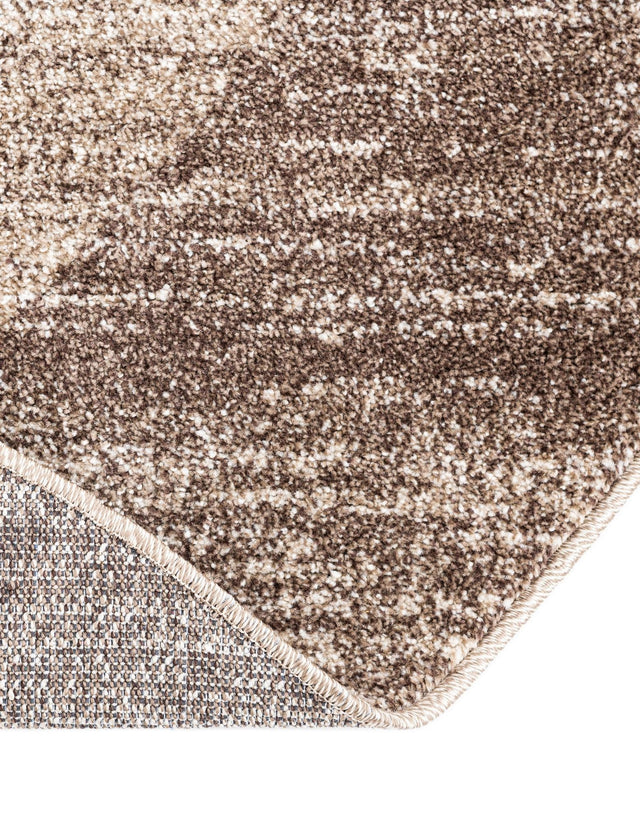 Light Brown 6' 1 x 6' 1 Del Mar Round Area Rug 100% Polypropylene Easy Clean Stain Resistant Vivid Modern Carpet Mat for Home Decor Interior Designing for Sale at Rug Engine