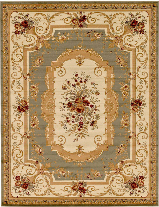 Green 10' x 13' 1 Versailles Rectangle Area Rug