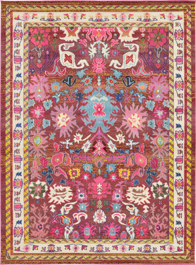 Multicolor 8' x 11' Medici Rectangle Area Rug 100% Polypropylene Traditional Vintage Classic Carpet for Home Interior Design Decor for Sale at Rug Engine