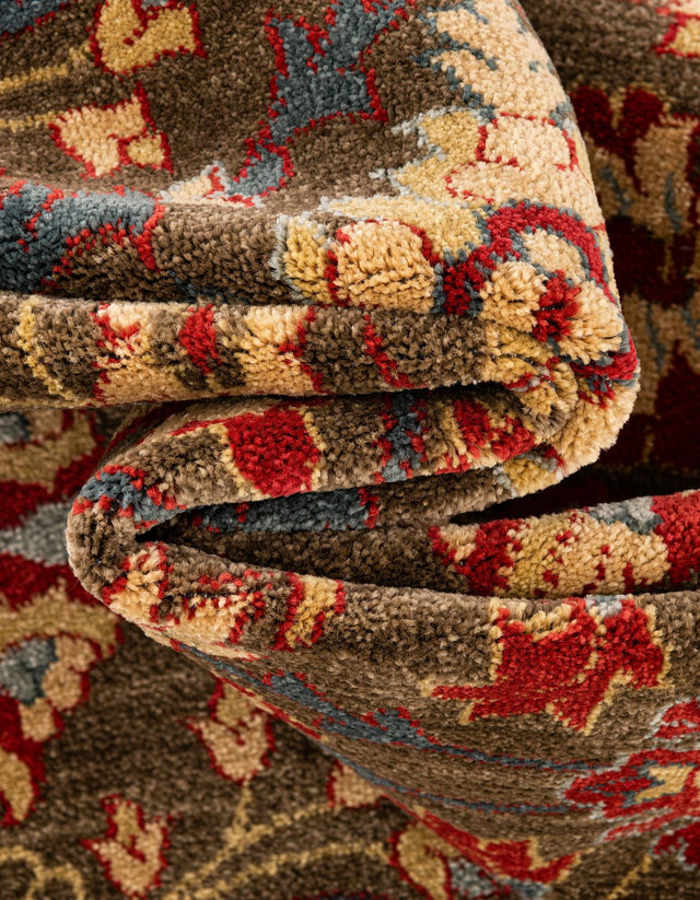 Light Brown 2' 7 x 10' Edinburgh Runner Area Rug 100% Polypropylene Easy Clean With Cotton Backing Traditional Classic Design Carpet for Living, Dining Room, Office for Sale at Rug Engine