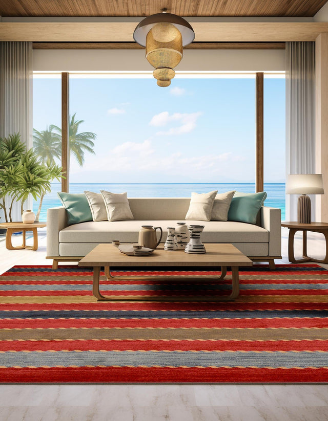 Multicolor 8' x 8' Fars Square Area Rug 100% Polypropylene Unique Traditional Carpet for Classical Living, Dining Room & Office Spaces for Sale at Rug Engine