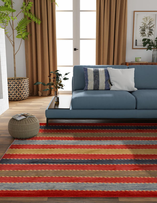 Multicolor 8' x 8' Fars Square Area Rug 100% Polypropylene Unique Traditional Carpet for Classical Living, Dining Room & Office Spaces for Sale at Rug Engine