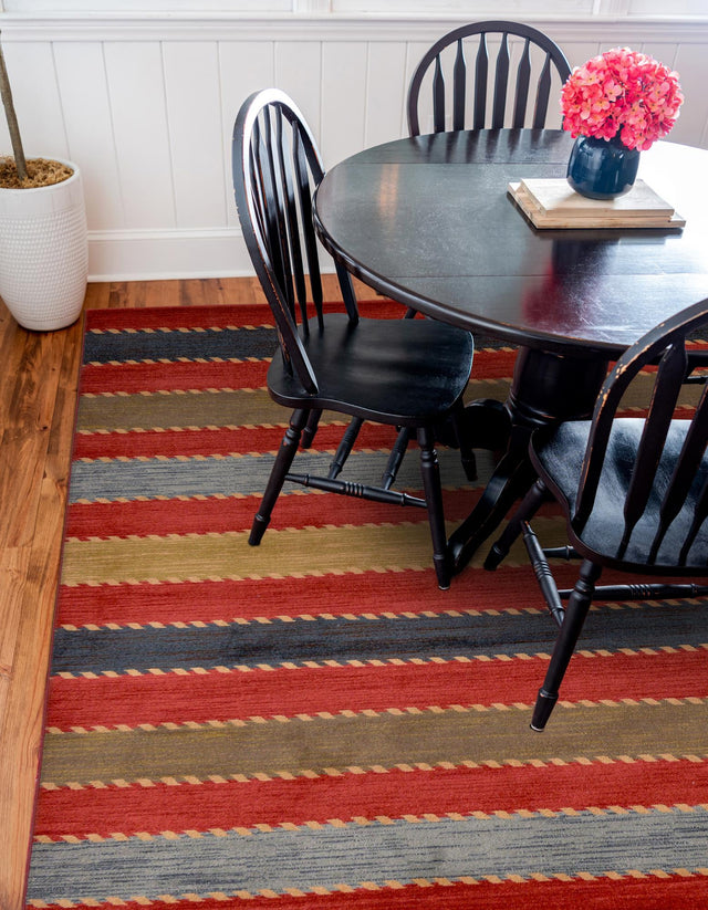 Multicolor 8' x 8' Fars Square Area Rug 100% Polypropylene Unique Traditional Carpet for Classical Living, Dining Room & Office Spaces for Sale at Rug Engine