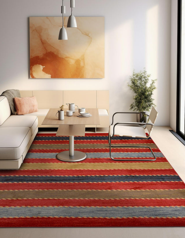 Multicolor 8' x 8' Fars Square Area Rug 100% Polypropylene Unique Traditional Carpet for Classical Living, Dining Room & Office Spaces for Sale at Rug Engine