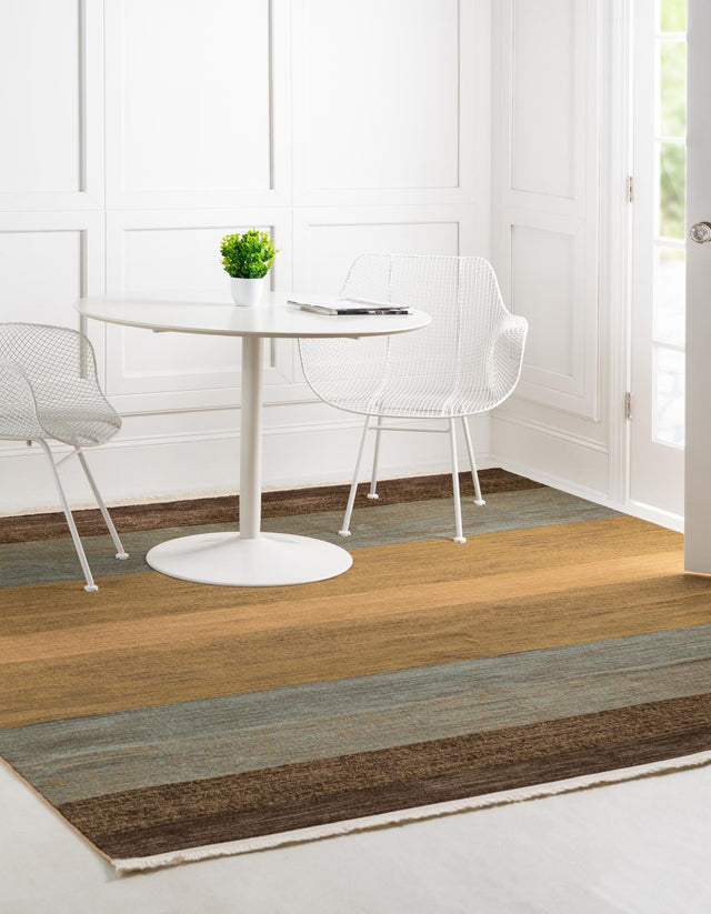 Multicolor 8' x 8' Fars Square Area Rug 100% Polypropylene Unique Traditional Carpet for Classical Living, Dining Room & Office Spaces for Sale at Rug Engine