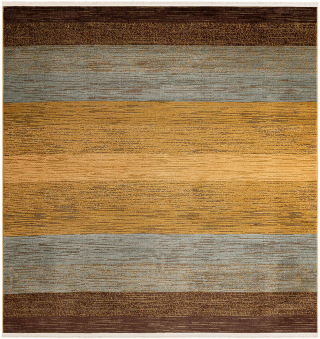 Multicolor 8' x 8' Fars Square Area Rug 100% Polypropylene Unique Traditional Carpet for Classical Living, Dining Room & Office Spaces for Sale at Rug Engine