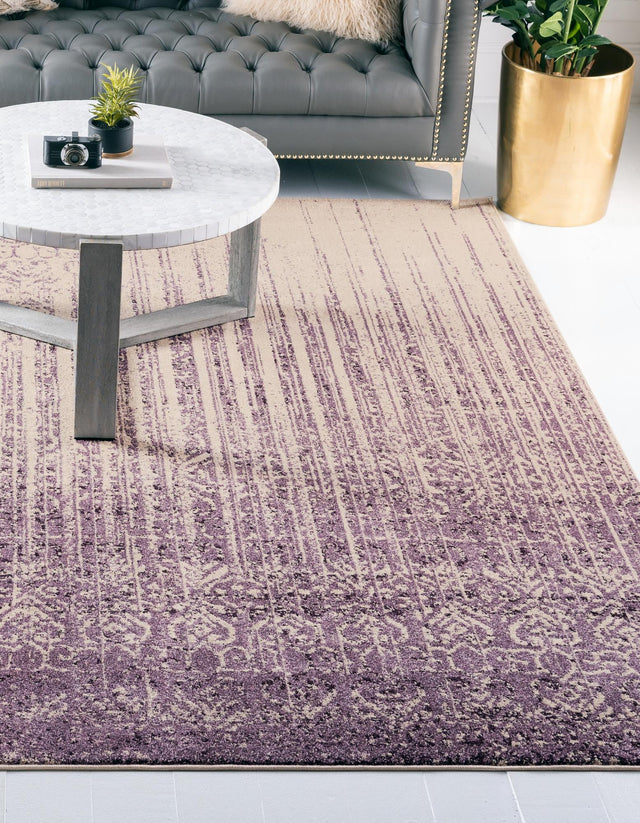 Purple 7' 10 x 7' 10 Del Mar Square Area Rug 100% Polypropylene Easy Clean Stain Resistant Vivid Modern Carpet Mat for Home Decor Interior Designing for Sale at Rug Engine