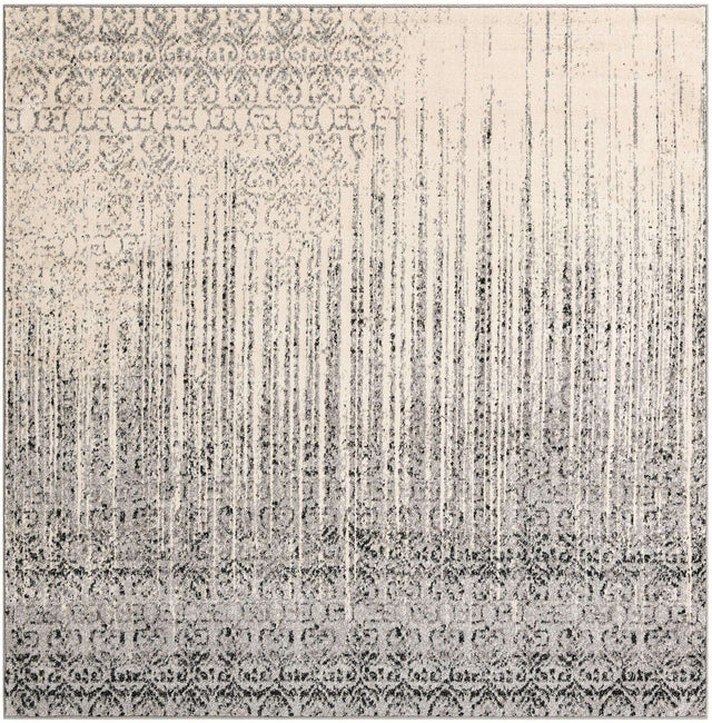 Gray 7' 10 x 7' 10 Del Mar Square Area Rug 100% Polypropylene Easy Clean Stain Resistant Vivid Modern Carpet Mat for Home Decor Interior Designing for Sale at Rug Engine