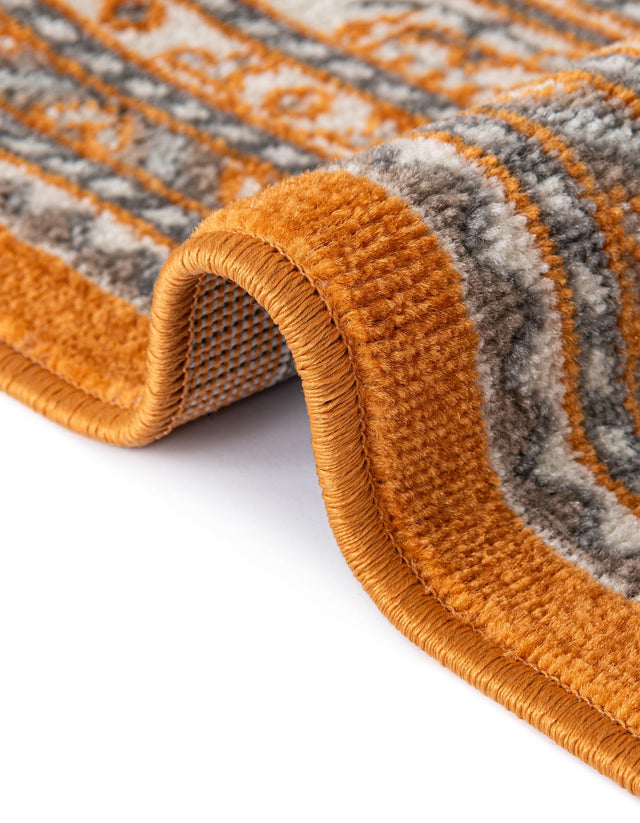 Orange 2' 9 x 9' 10 Williamsburg Runner Area Rug 100% Polypropylene With Cotton Backing Durable Easy Clean Stain Resistant Carpet for Sale at Rug Engine