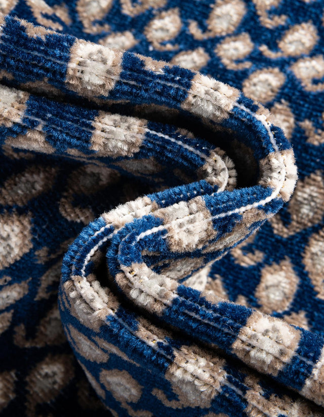Blue 8' x 10' Williamsburg Rectangle Area Rug 100% Polypropylene With Cotton Backing Durable Easy Clean Stain Resistant Carpet for Sale at Rug Engine