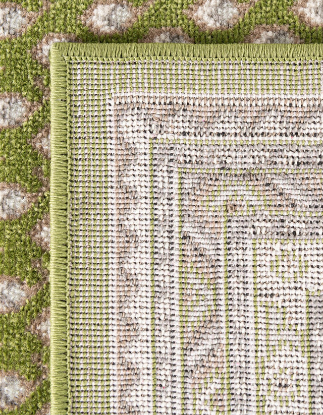 Green 4' x 6' Williamsburg Rectangle Area Rug 100% Polypropylene With Cotton Backing Durable Easy Clean Stain Resistant Carpet for Sale at Rug Engine