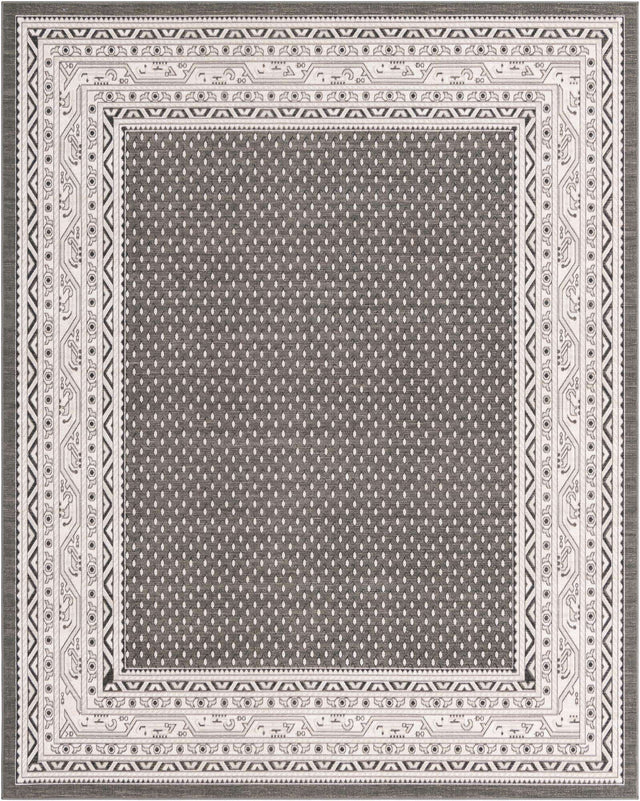 Gray 7' 10 x 10' Williamsburg Rectangle Area Rug 100% Polypropylene With Cotton Backing Durable Easy Clean Stain Resistant Carpet for Sale at Rug Engine