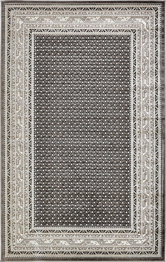 Gray 5' 3 x 8' Williamsburg Rectangle Area Rug 100% Polypropylene With Cotton Backing Durable Easy Clean Stain Resistant Carpet for Sale at Rug Engine