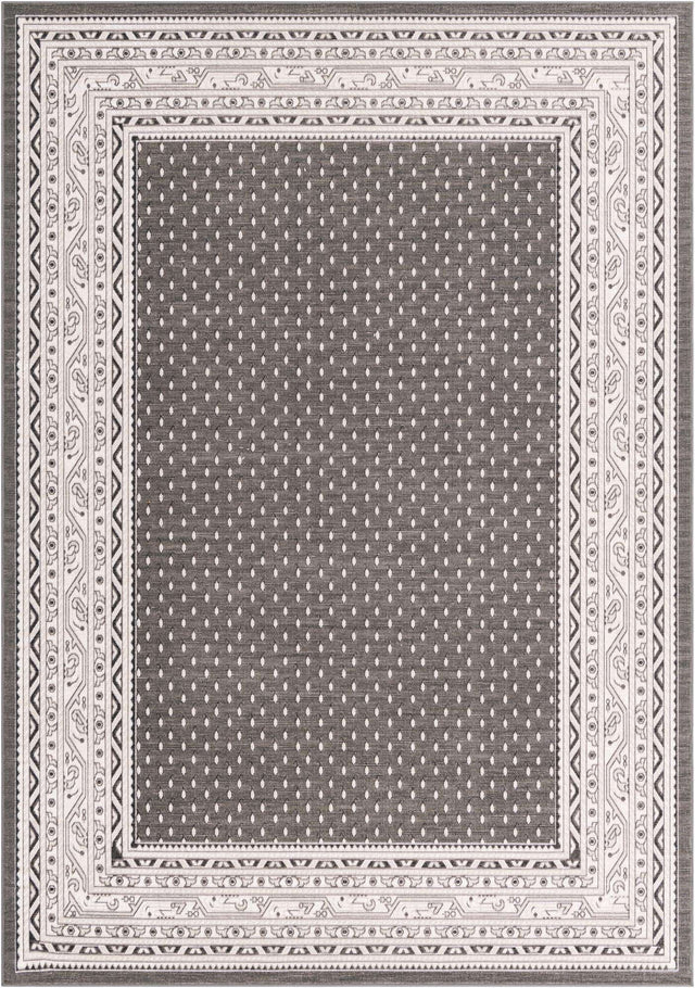 Gray 7' 1 x 10' Williamsburg Rectangle Area Rug