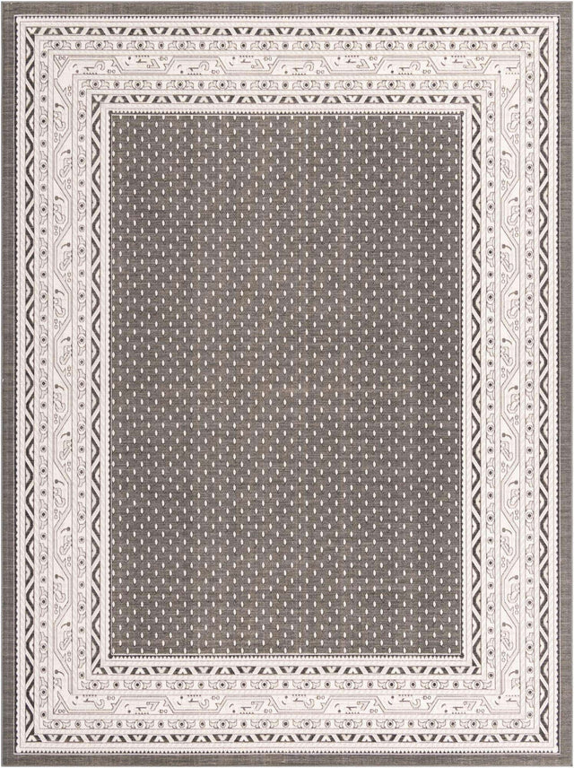 Gray 9' x 12' 2 Williamsburg Rectangle Area Rug 100% Polypropylene With Cotton Backing Durable Easy Clean Stain Resistant Carpet for Sale at Rug Engine