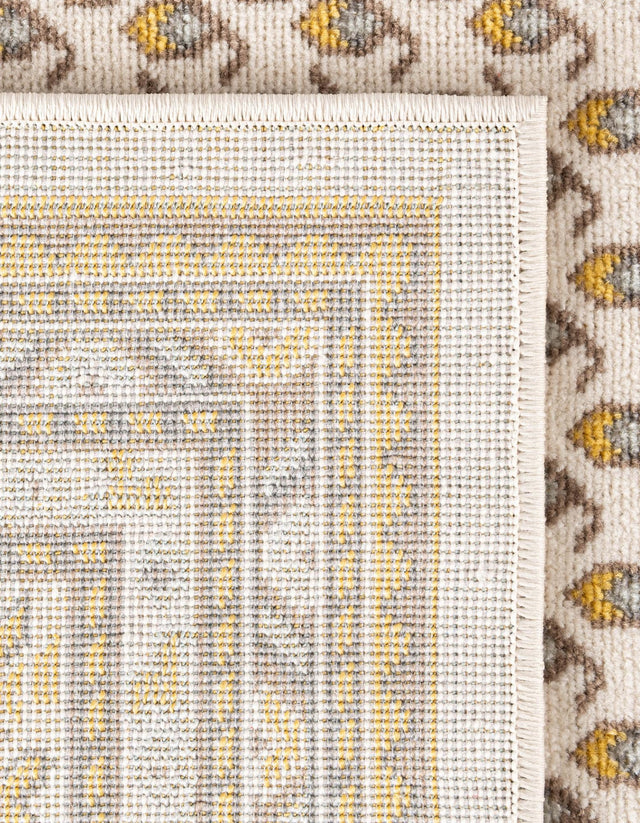 Beige 4' 1 x 6' 1 Williamsburg Rectangle Area Rug 100% Polypropylene With Cotton Backing Durable Easy Clean Stain Resistant Carpet for Sale at Rug Engine