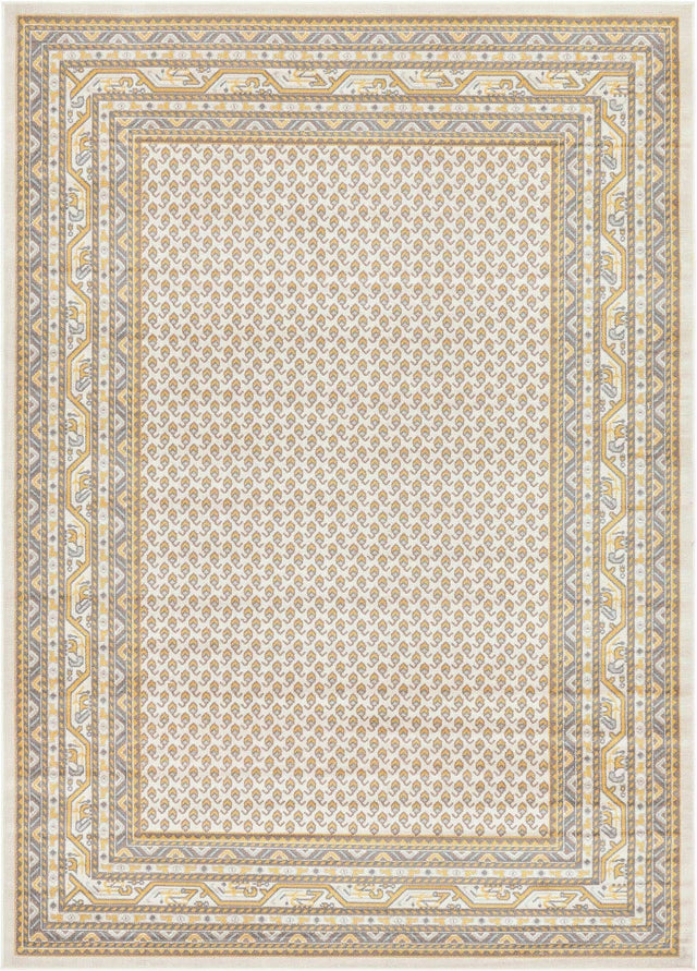 Beige 7' 1 x 10' Williamsburg Rectangle Area Rug 100% Polypropylene With Cotton Backing Durable Easy Clean Stain Resistant Carpet for Sale at Rug Engine
