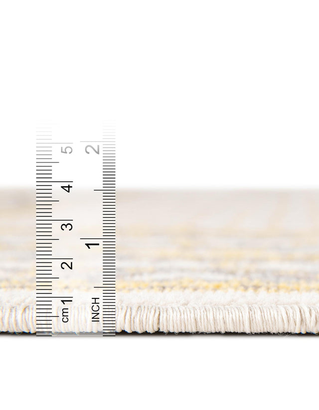 Beige 3' 7 x 3' 7 Williamsburg Round Area Rug 100% Polypropylene With Cotton Backing Durable Easy Clean Stain Resistant Carpet for Sale at Rug Engine