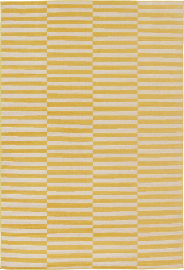 Yellow 6' 1 x 9' Williamsburg Rectangle Area Rug 100% Polypropylene With Cotton Backing Durable Easy Clean Stain Resistant Carpet for Sale at Rug Engine