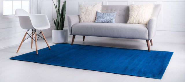 Navy Blue 5' 3 x 8' Williamsburg Rectangle Area Rug 100% Polypropylene With Cotton Backing Durable Easy Clean Stain Resistant Carpet for Sale at Rug Engine