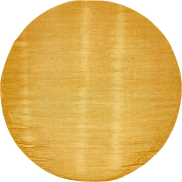 Gold 8' x 8' Williamsburg Round Area Rug 100% Polypropylene With Cotton Backing Durable Easy Clean Stain Resistant Carpet for Sale at Rug Engine