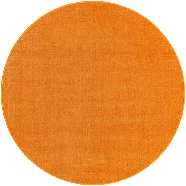 Salmon 5' x 5' Williamsburg Round Area Rug 100% Polypropylene With Cotton Backing Durable Easy Clean Stain Resistant Carpet for Sale at Rug Engine