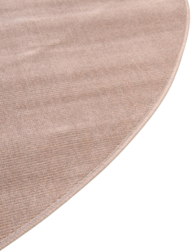 Light Brown 3' 7 x 3' 7 Williamsburg Round Area Rug 100% Polypropylene With Cotton Backing Durable Easy Clean Stain Resistant Carpet for Sale at Rug Engine