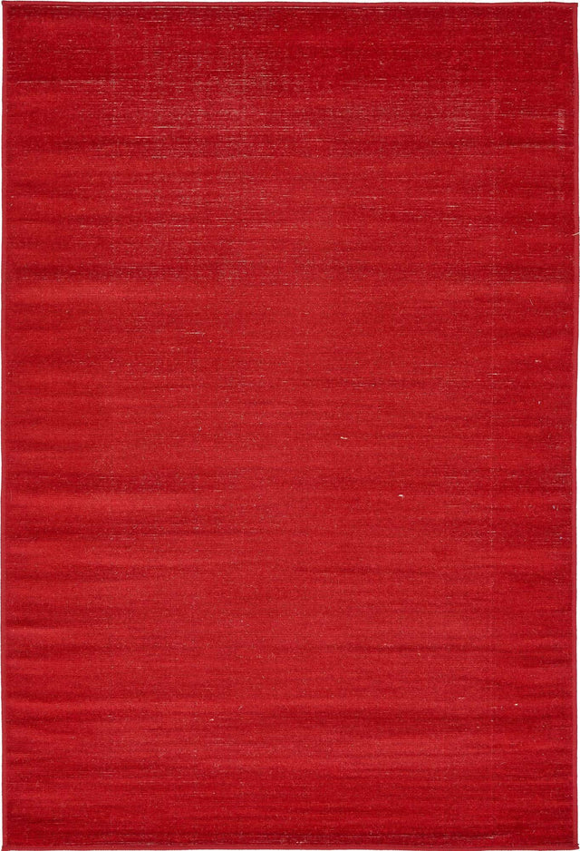 Burgundy 4' 1 x 6' 1 Williamsburg Rectangle Area Rug