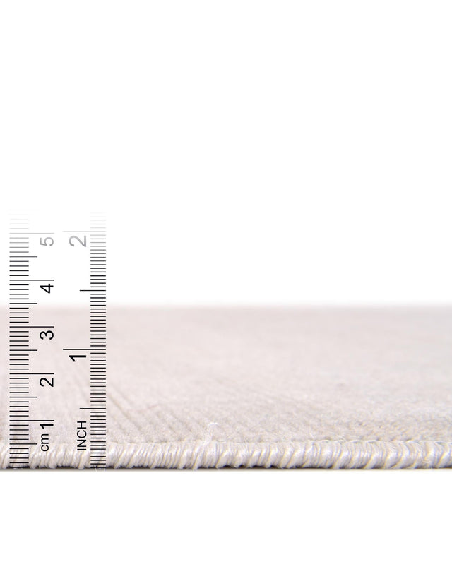 Beige 8' x 8' Williamsburg Round Area Rug