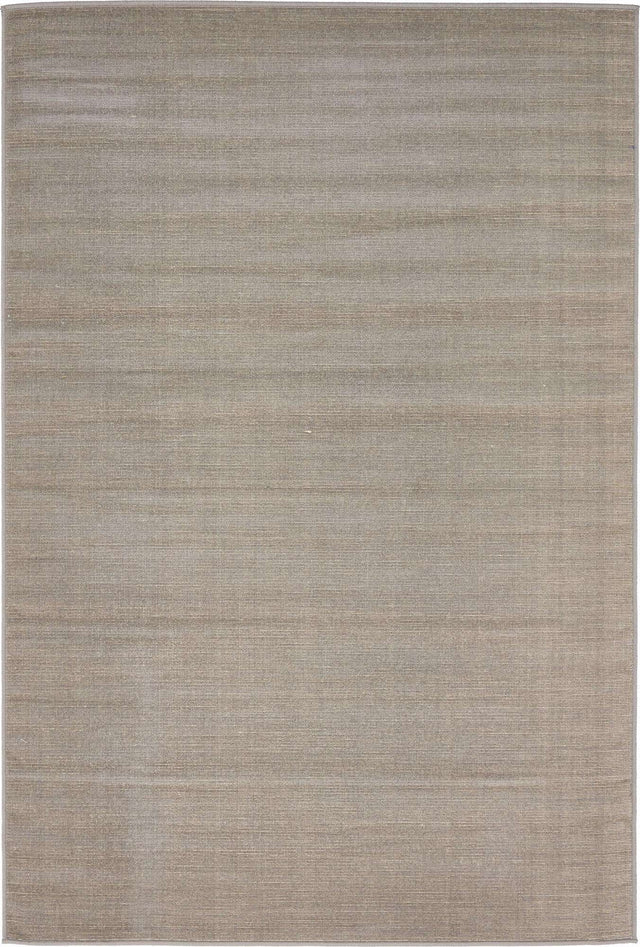 Gray 4' 1 x 6' 1 Williamsburg Rectangle Area Rug