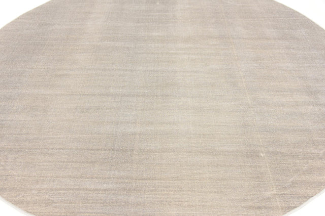 Gray 8' x 8' Williamsburg Round Area Rug 100% Polypropylene With Cotton Backing Durable Easy Clean Stain Resistant Carpet for Sale at Rug Engine